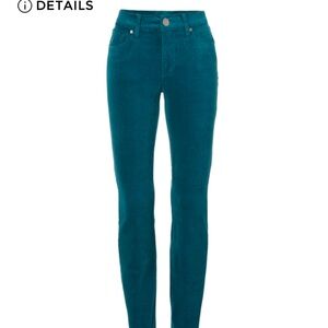 F21 Cabi High Skinny, Teal High-Waisted Cords